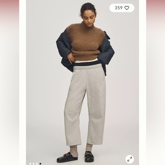 by Anthropologie Mock neck Boucle Knit in Tan XL - Picture 1 of 13